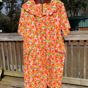 Vintage mumu house coat Grannycore
